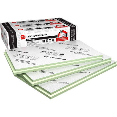 Плита теплоизоляционная LOGICPIR SLOРE-1,7% (С) СХМ/СХМ Г4 1200х600х40 мм