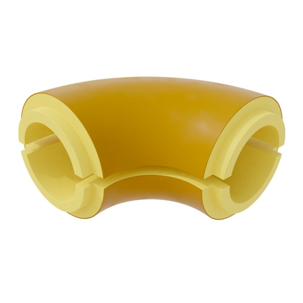 Отвод 90 градусов ППУ 159х40 мм покрытие стеклопластик